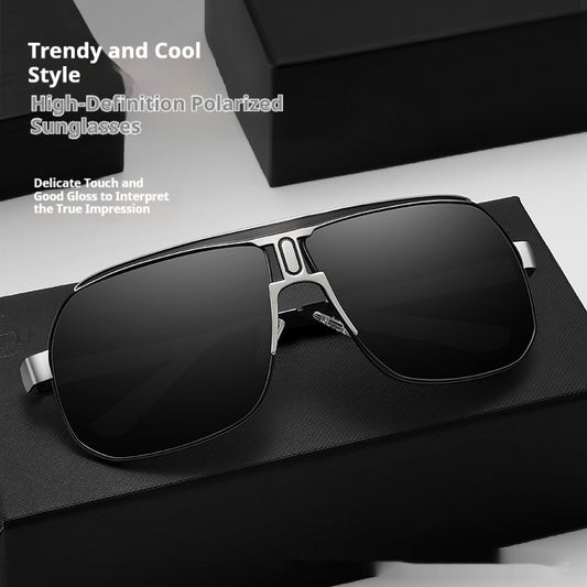 Sunglasses Male Driver Driving Sunglasses Stylish Large Frame
