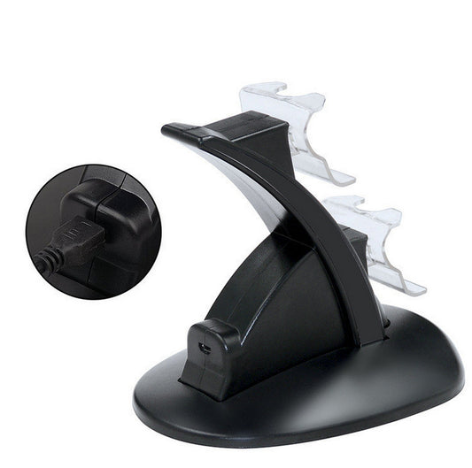 Plastic Gamepad Two-seater Controller Charger
