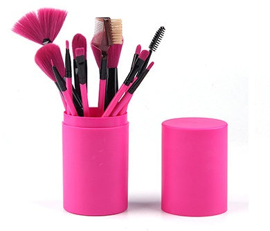 Stylish 12pcs Makeup Brush Set: Essential Beauty Tools