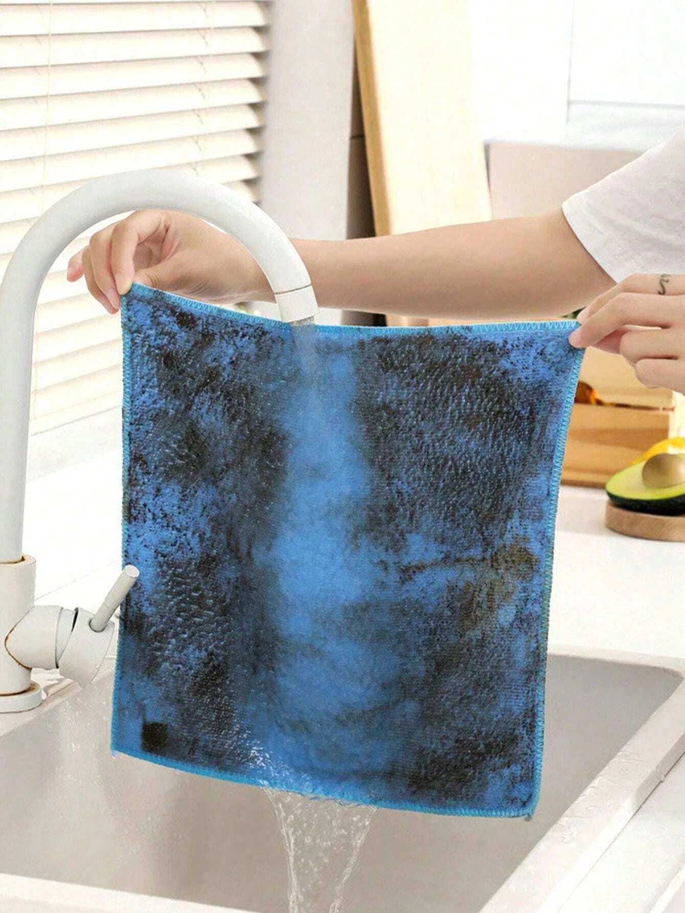 1/4/12PCS Microfiber Cleaning Cloth Absorbent Towel for Wash Car Housework Clean Kitchen Cleaning Rags Household Clean Tools