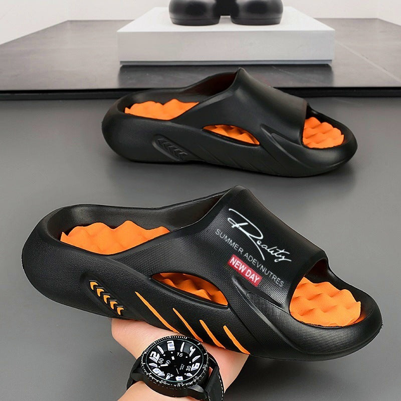 Foot Massage Slippers Men's Non-slip Deodorant