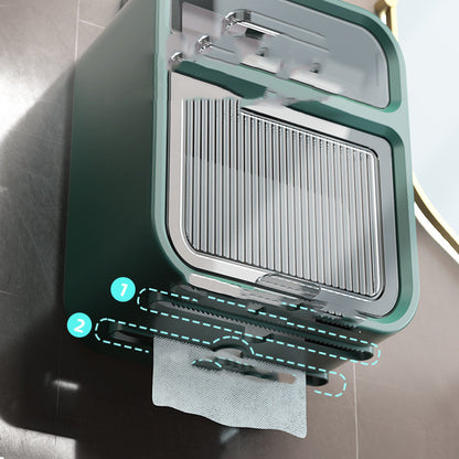 Perforated Free Wall Mounted Tissue Box In Toilet Household Waterproof