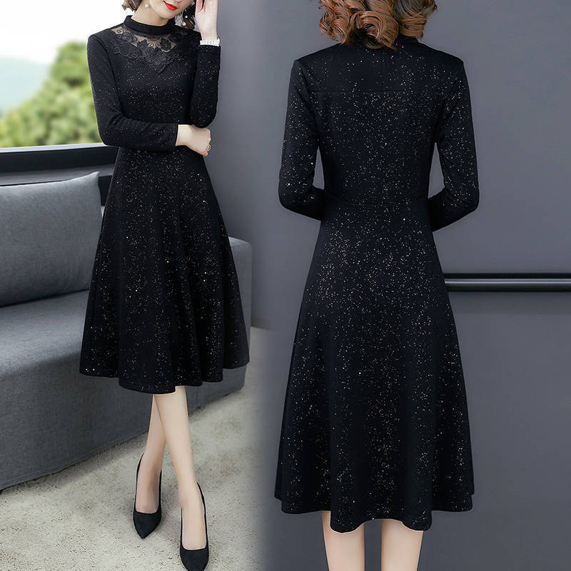 Waist Trimming Fashion Elegant Women's Dress