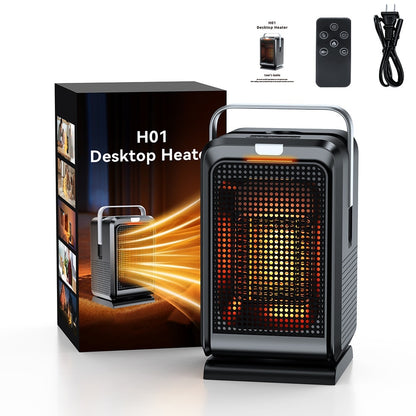 Compact Portable Home Heater with PTC Heating for Efficiency