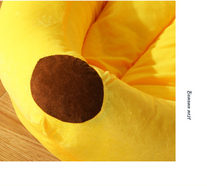 Pet Cushion Mat Banana Nest Removable And Washable