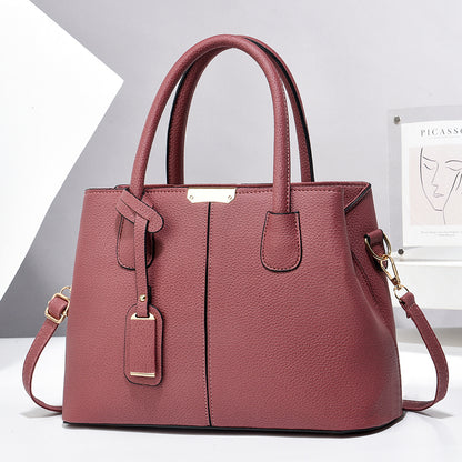 Stylish Women PU Leather Tote Bags - Large Capacity Handbags