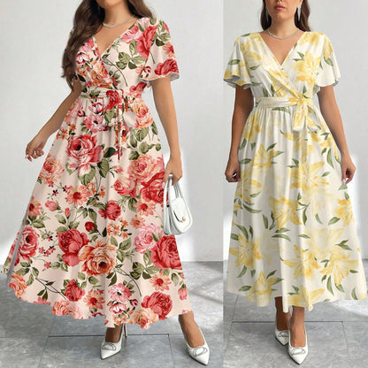 Women's Bohemian Minimalist Fashionable Casual Dress