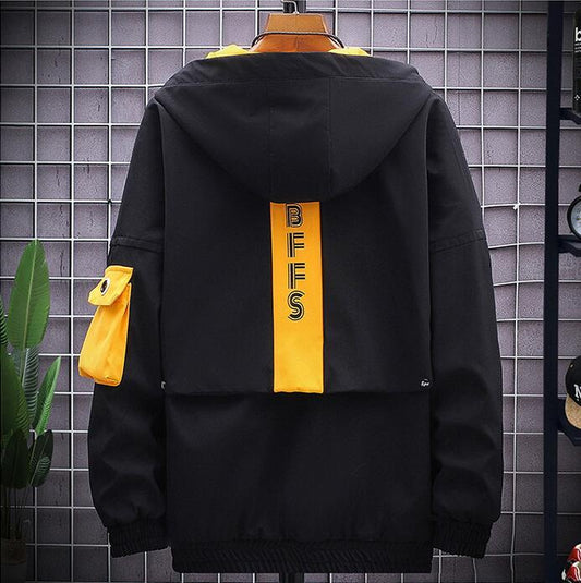 Men's Jackets Thickened Casual Coats Trendy Hooded Tops