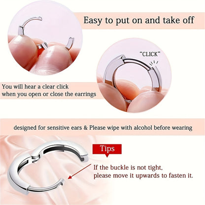 [18K Gold Plated Earrings] 18K Gold Plated Blue Stone Stud Earrings | Trendy Round Oval Cut White Blue Red Pink Stone Drop Earrings | Anniversary Claw Earrings Jewelry for Women