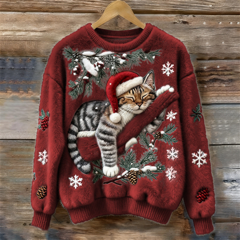 Women's 3D Digitally Printed Christmas Hoodie