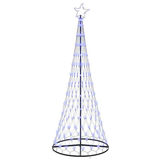 LED Christmas Tree with 295 LEDs with Stand Blue 250 cm Metal