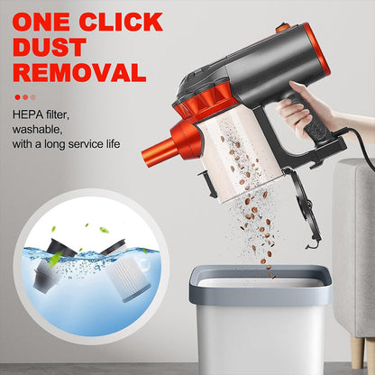 Lightweight Vacuum Cleaner Corded Bagless Stick Upright Hoover Electric Brooms