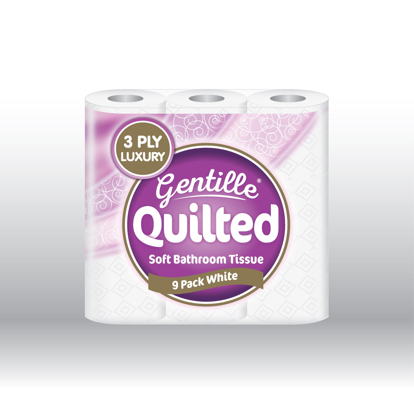 Toilet Tissue 45 rolls. Gentille Quilted Bathroom Tissue Luxury 3-Ply Toilet Paper Soft, Strong, & Responsibly