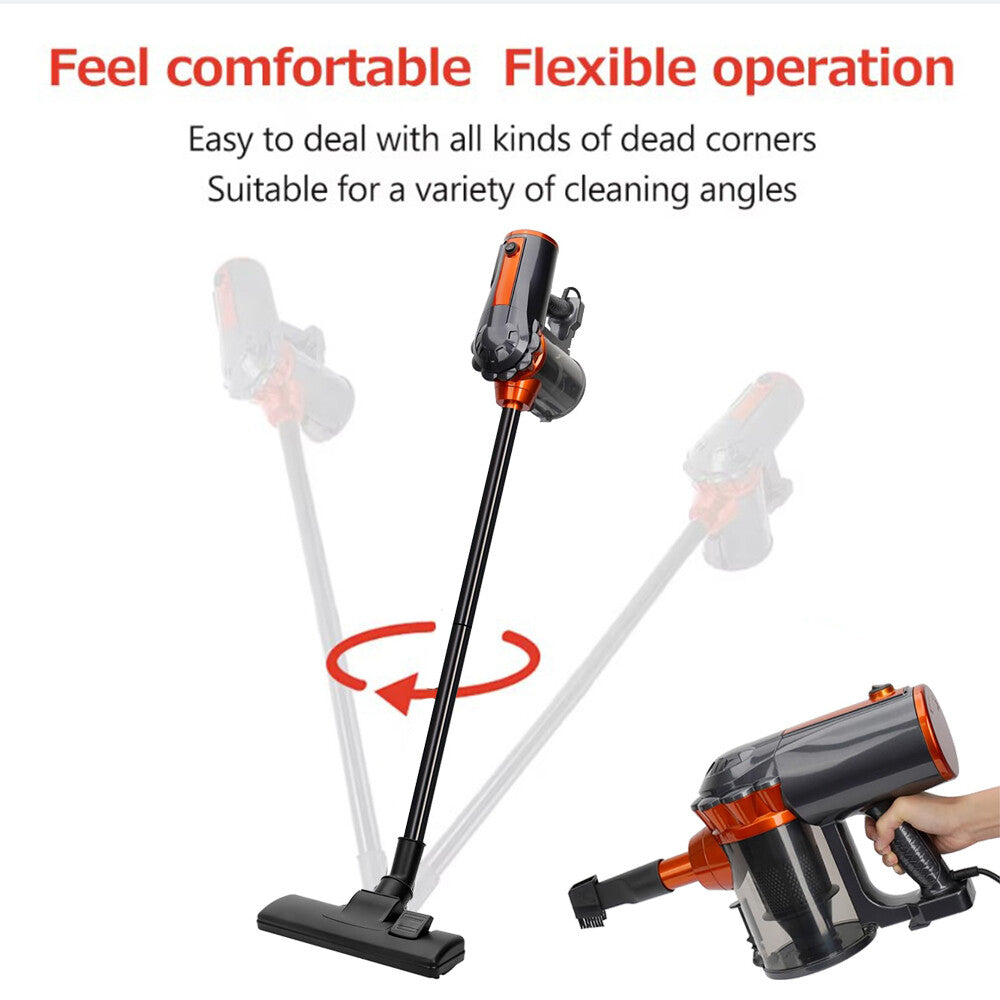 Lightweight Vacuum Cleaner Corded Bagless Stick Upright Hoover Electric Brooms