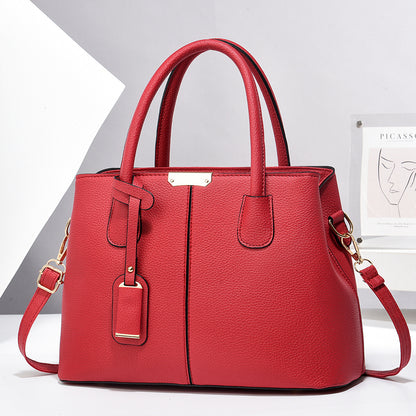 Stylish Women PU Leather Tote Bags - Large Capacity Handbags