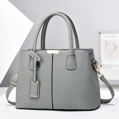 Stylish Women PU Leather Tote Bags - Large Capacity Handbags