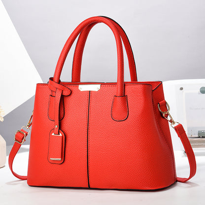 Stylish Women PU Leather Tote Bags - Large Capacity Handbags