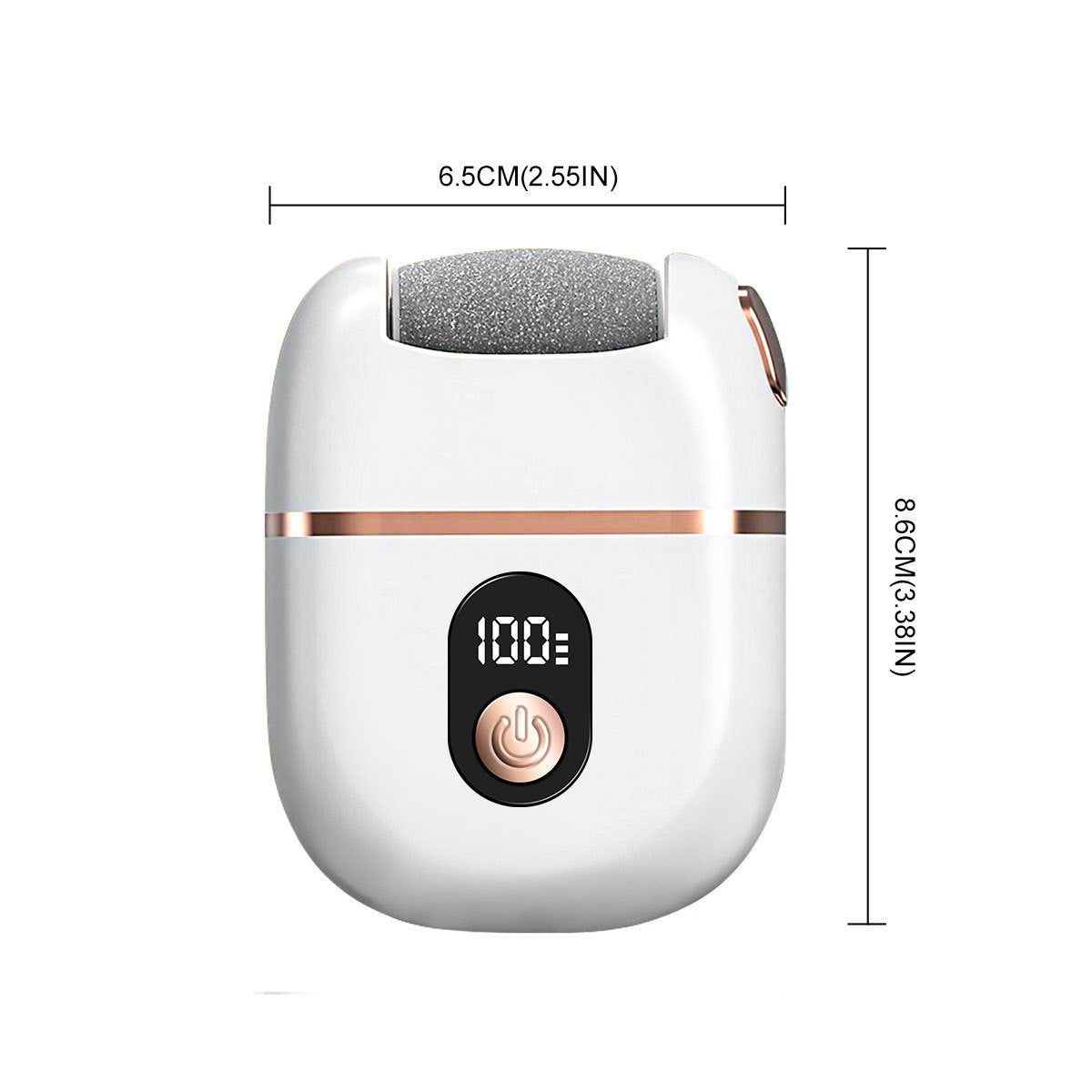 New Electric Callus Remover For Feet, Portable Rechargeable Foot Repair And Grinding Device With Digital Display, Heel Polisher File For Men Women Dry Callus Dead Skin
