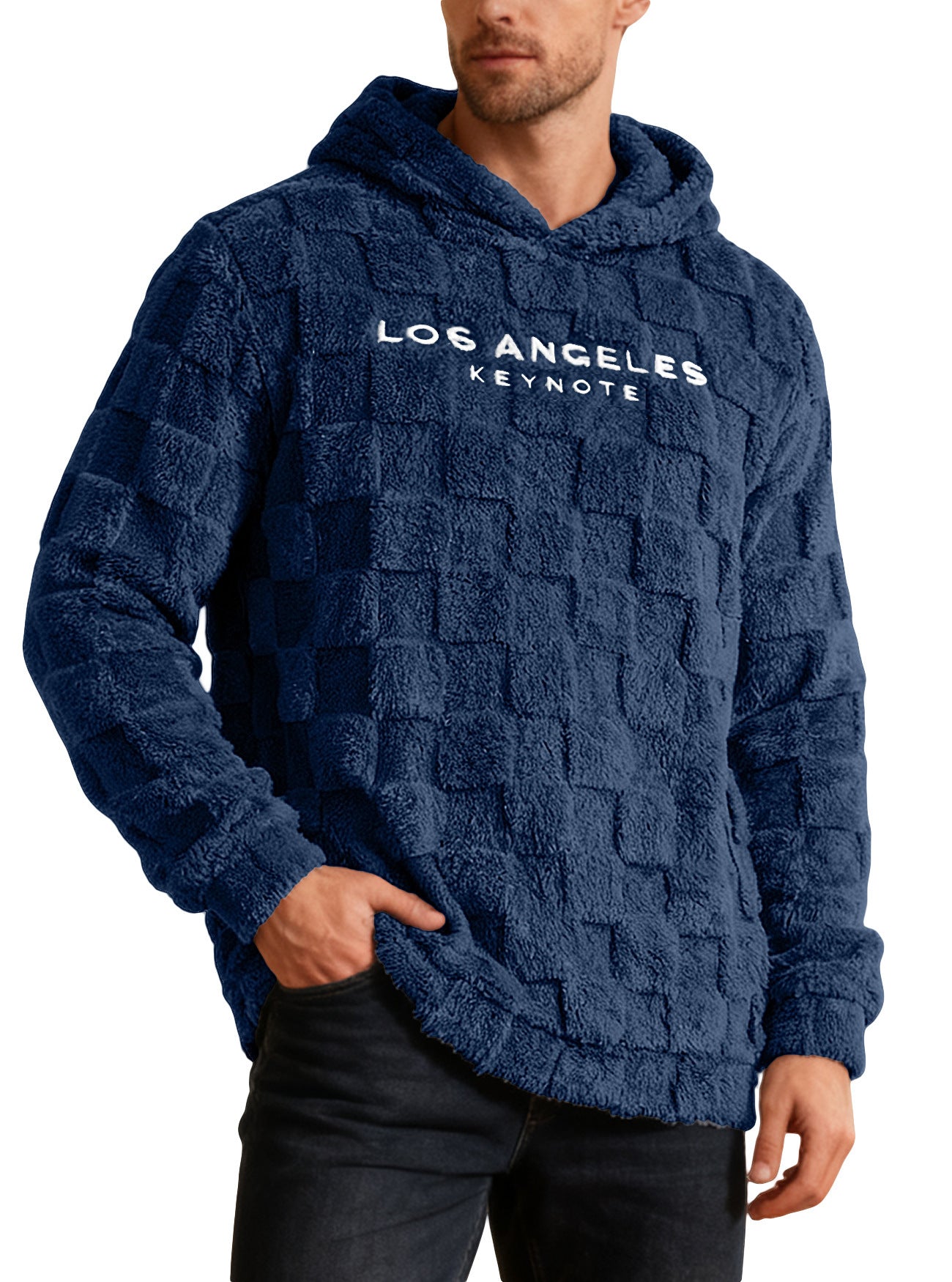 Men's Hooded Embroidered Loose Leisure Sports Hooded Sweater