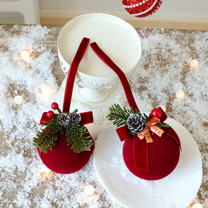 Exquisite Christmas Shop Windows Tree Hanging Decorations Ornaments Festival Party Atmosphere Decoration Props Christmas Bells