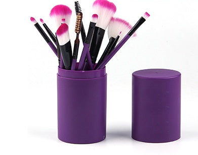 Stylish 12pcs Makeup Brush Set: Essential Beauty Tools