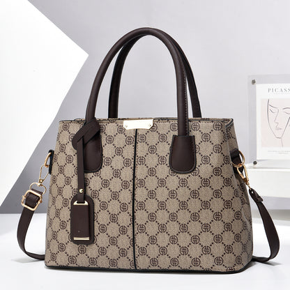 Stylish Women PU Leather Tote Bags - Large Capacity Handbags