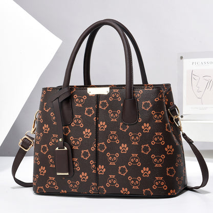 Stylish Women PU Leather Tote Bags - Large Capacity Handbags