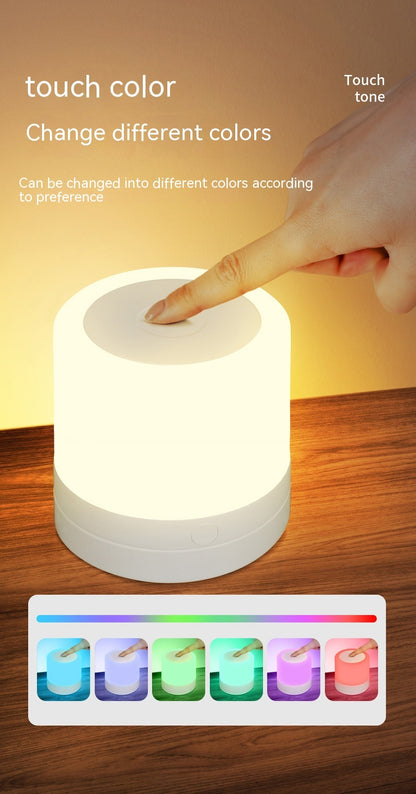 Seven-color Ambience Light Touch Charging Outdoor LED Camping Lamp