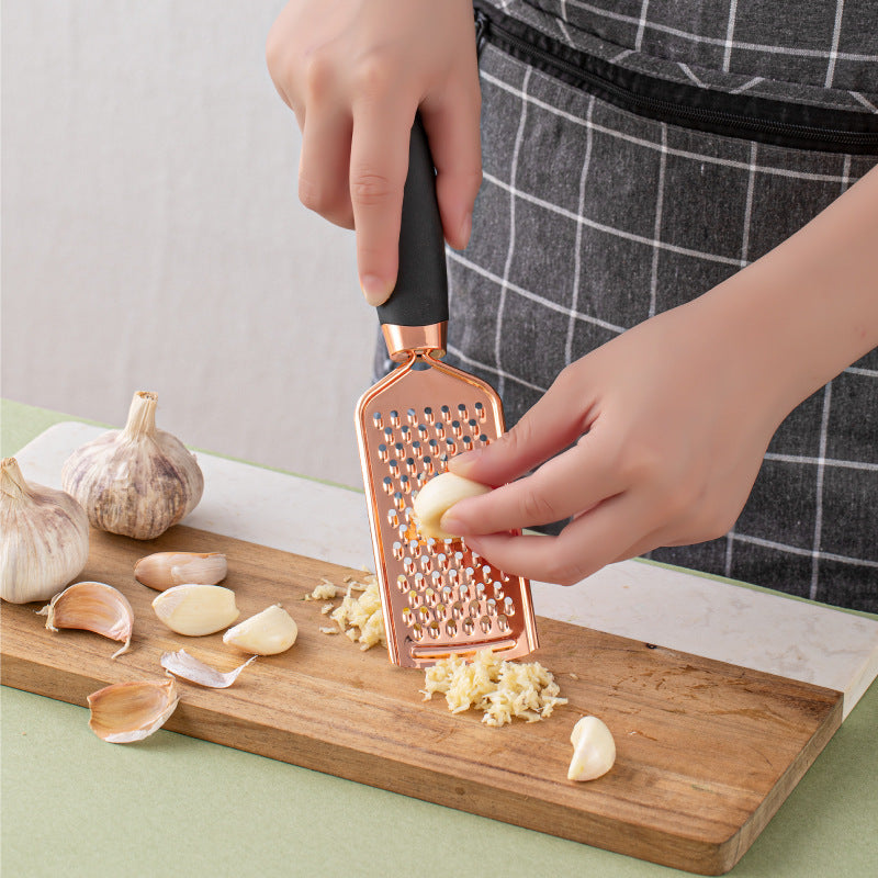 Durable Rose Gold Kitchen Tool Set - Elegant Stainless Steel