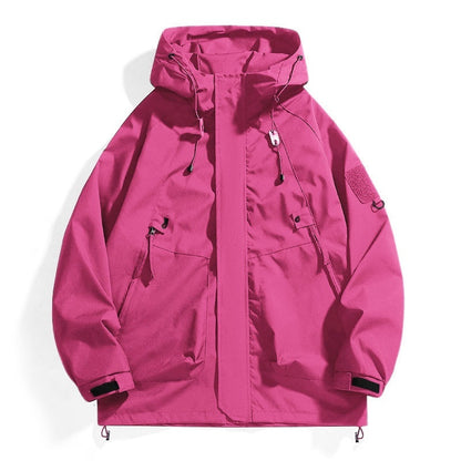 Loose Cargo Waterproof Jacket Coat Hooded