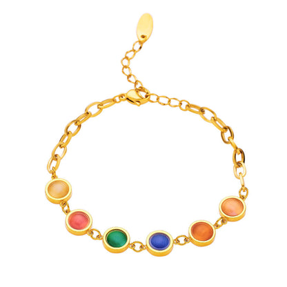 French Retro Stainless Steel Bracelet For Women