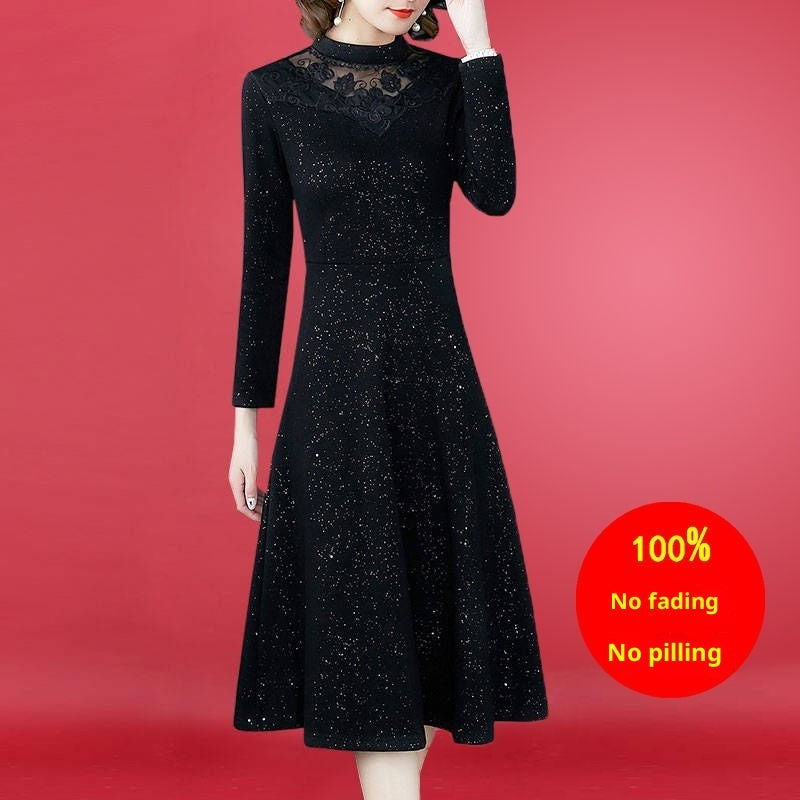 Waist Trimming Fashion Elegant Women's Dress