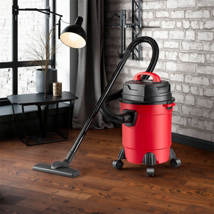 15L Dry/Wet Dust Vacuum Cleaner 4m Cord Handheld Blow Function Large Bucket Design for Home Car Commercial Use
