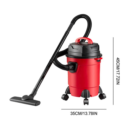 15L Dry/Wet Dust Vacuum Cleaner 4m Cord Handheld Blow Function Large Bucket Design for Home Car Commercial Use