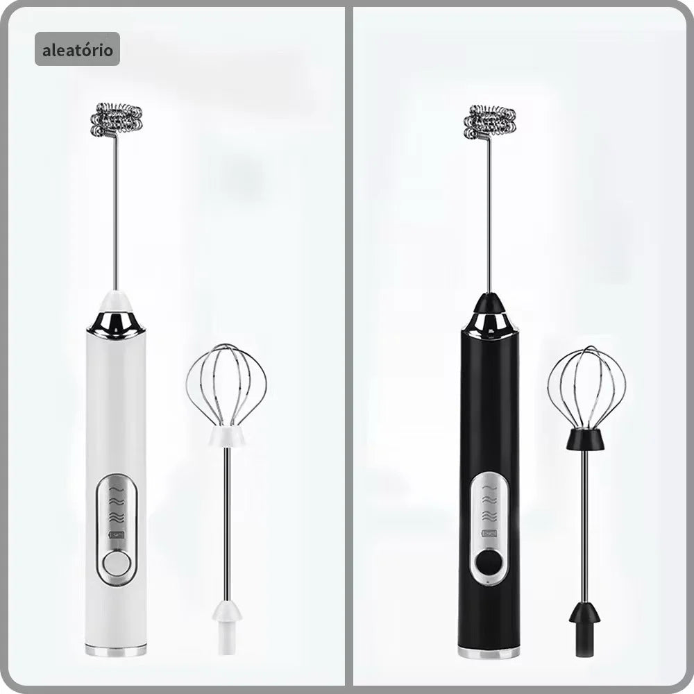 Mixer Batedor Misturador Mixer Elétrico Para Bebidas Leite Café Clara de Ovos Envio Imediato!!!