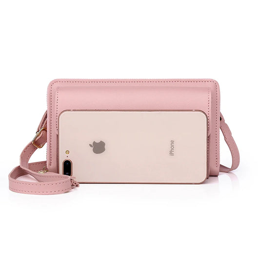 New Fashionable Zipper Clutch Wallet Smaller Handbag Wallet Pu Wallets Women Bags Handbags