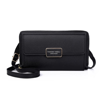 New Fashionable Zipper Clutch Wallet Smaller Handbag Wallet Pu Wallets Women Bags Handbags