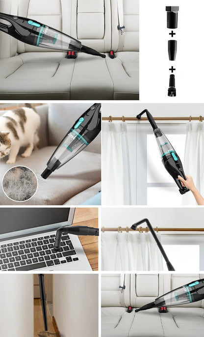 INSE R3S/R6X Corded Vacuum Cleaner Handheld Stick Vacuum Powerful 3 in1 Lightweight Vacuum Cleaners for Home Hard Floor Pet Hair