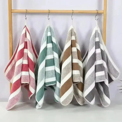 -Coral fleece towels, bath towels, thickened face towels, household absorbent quick drying, soft and lint free