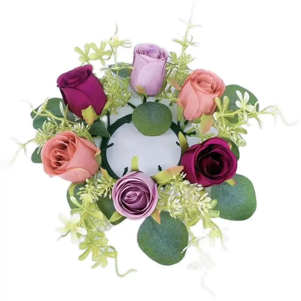 Christmas Wreath Festive Thanksgiving Day Decoration Autumn Floral Wreath Long-Lasting Berry Harvest Wreath For Party