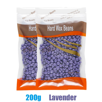Wax Melting Machine for Hair Removal 200ml Wax Heater Pot Depilation Paraffin Wax Beans Waxing Warmer Dipping Pot and Wax Beads
