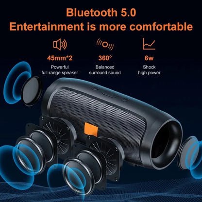 Bluetooth-compatible Speaker Dual Speaker Stereo Outdoor Tfusb Playback Voice Broadcasting Portable Subwoofer Wireless Speaker