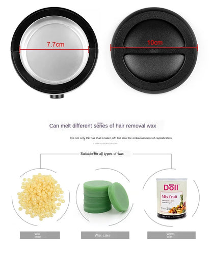 Wax Melting Machine for Hair Removal 200ml Wax Heater Pot Depilation Paraffin Wax Beans Waxing Warmer Dipping Pot and Wax Beads