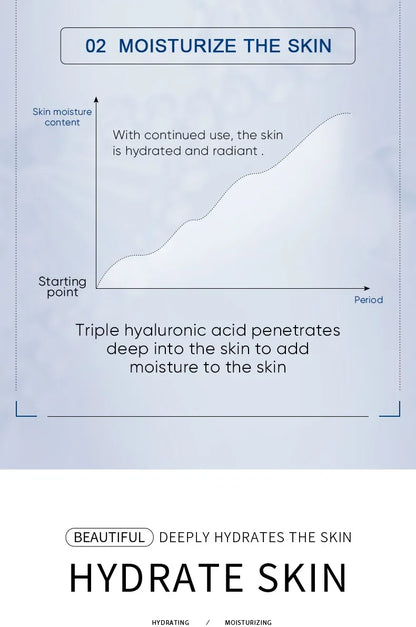 Vitamin C Face Whitening Serum Dark Spots Freckles Removal Hyaluronic Pore Minimizer Anti Aging Wrinkle Remove Golder Essence