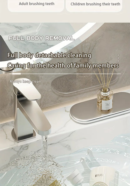 A Hole Free Wall Mounted Automatic Toothpaste Dispenser, A Toothpaste Storage Rack for Bathrooms, Households, and Bathrooms