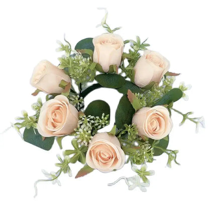 Christmas Wreath Festive Thanksgiving Day Decoration Autumn Floral Wreath Long-Lasting Berry Harvest Wreath For Party