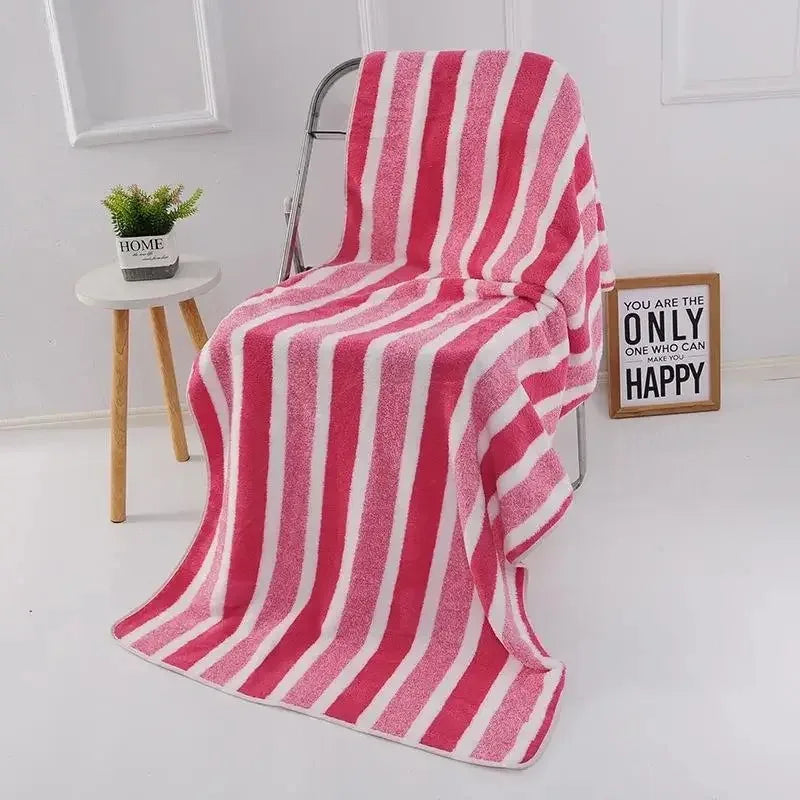 -Coral fleece towels, bath towels, thickened face towels, household absorbent quick drying, soft and lint free