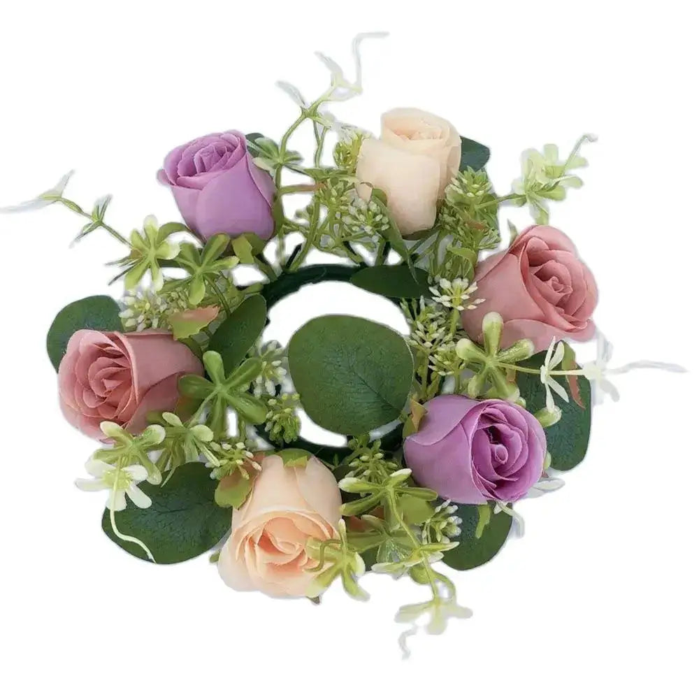 Christmas Wreath Festive Thanksgiving Day Decoration Autumn Floral Wreath Long-Lasting Berry Harvest Wreath For Party
