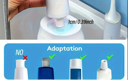 A Hole Free Wall Mounted Automatic Toothpaste Dispenser, A Toothpaste Storage Rack for Bathrooms, Households, and Bathrooms