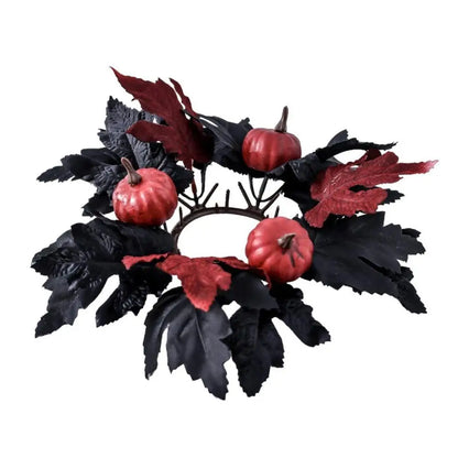 Christmas Wreath Festive Thanksgiving Day Decoration Autumn Floral Wreath Long-Lasting Berry Harvest Wreath For Party